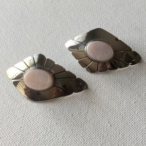 Pink Mother Pearl Earrings